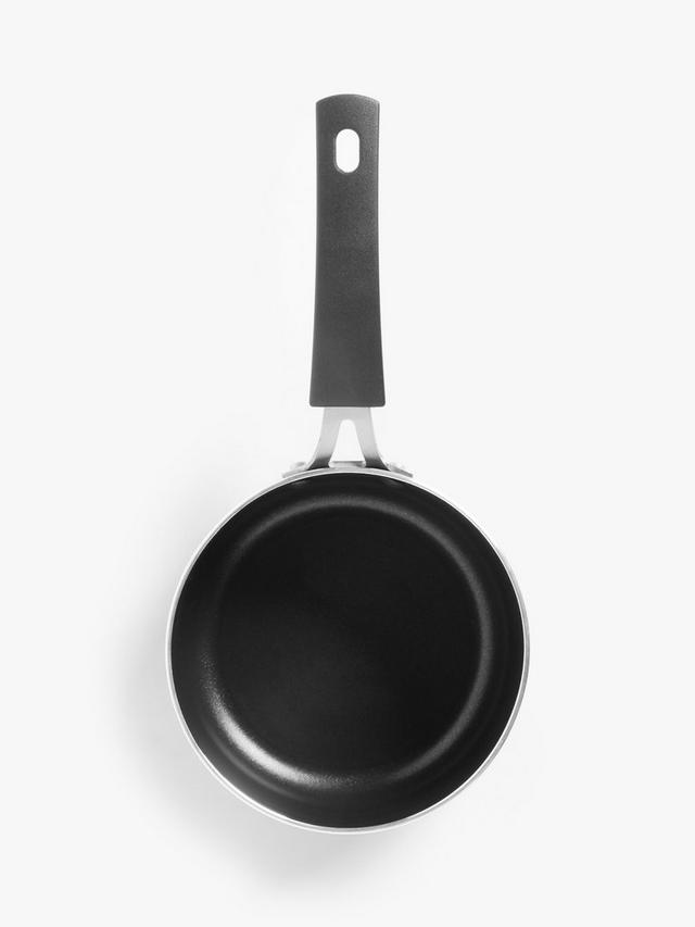 Aluminium Non-Stick Saucepan & Lid, Grey