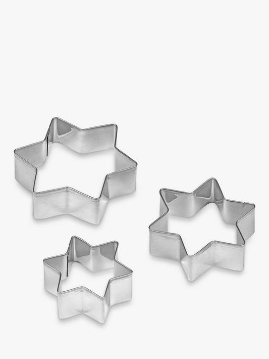 Star Stainless Steel Round Cookie & Pastry Cutters, Set of 3