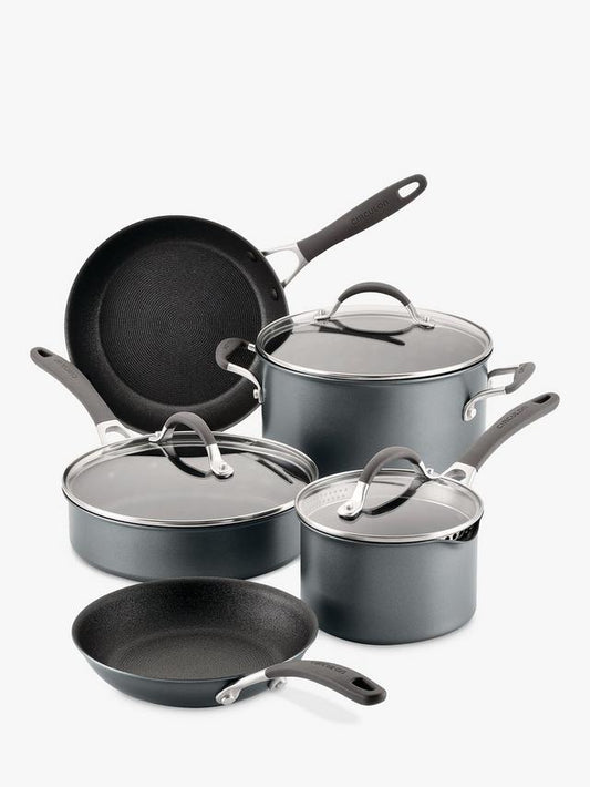 ScratchDefense Non-Stick Pan Set, 5 Piece