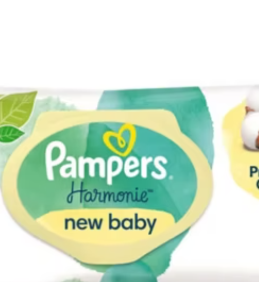 Pampers Harmonie New Baby Wipes Plastic Free - 1 Pack 46 Wipes