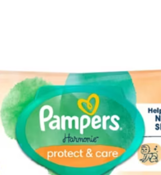 Pampers Harmonie Protect & Care Wipes Plastic Free 44s